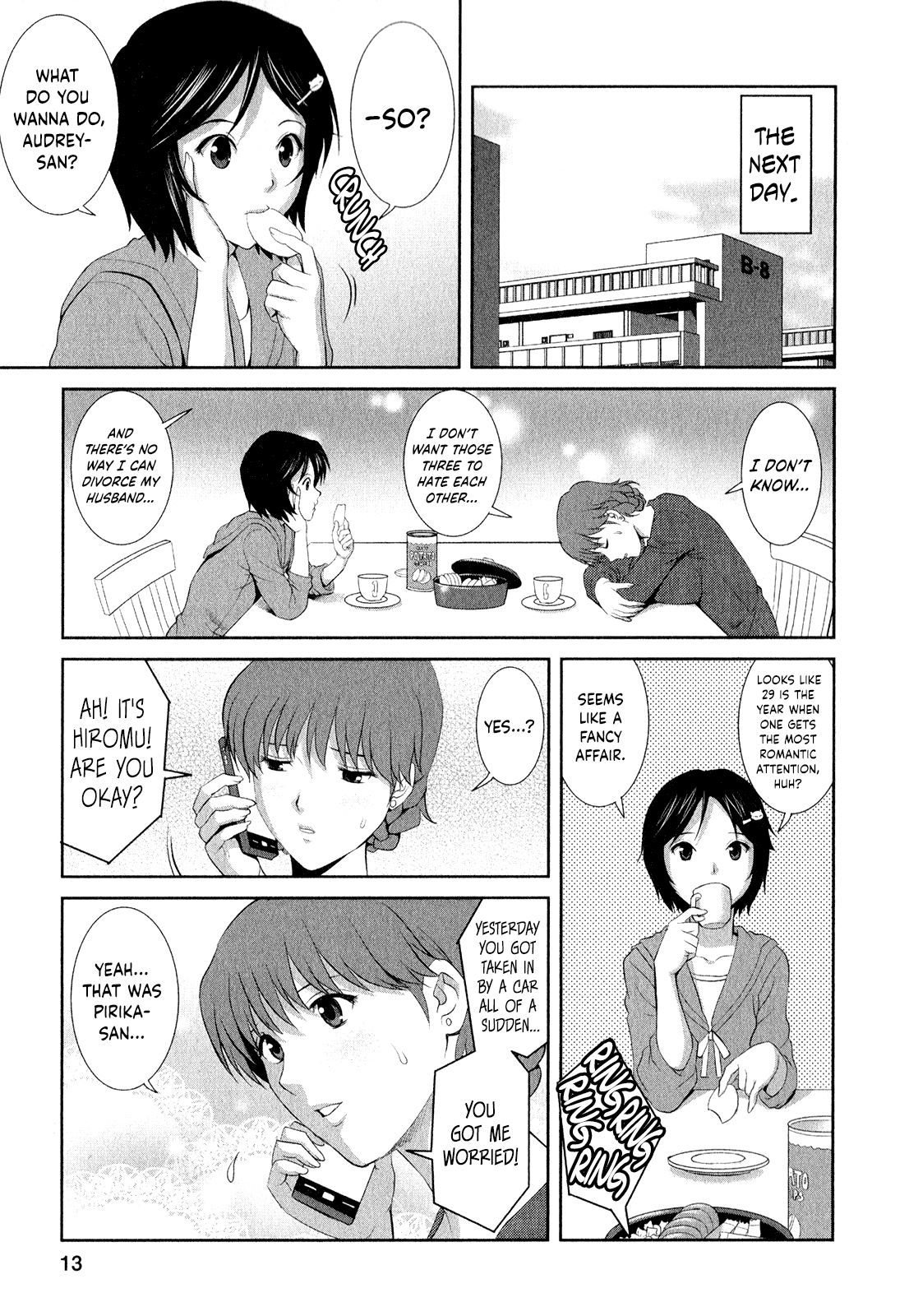 Page 16 of [Saigado] Hitozuma Audrey-san no Himitsu ~30-sai kara no Furyou Tsuma Kouza~ - Vol. 2 Ch. 9~12 [English] {Hennojin}