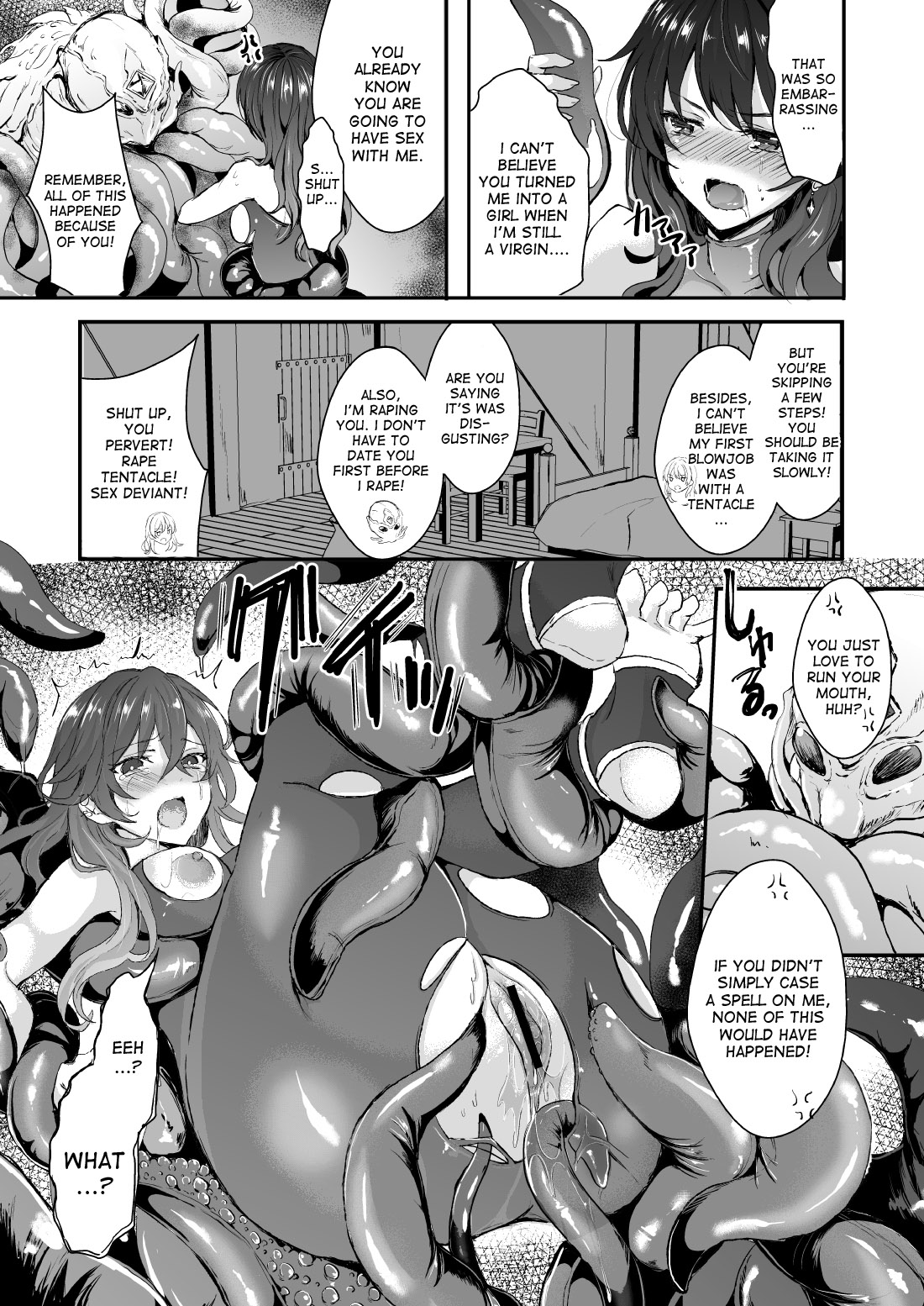 Shokushu to Nyotaika | Tentacle and Feminization - Page 21