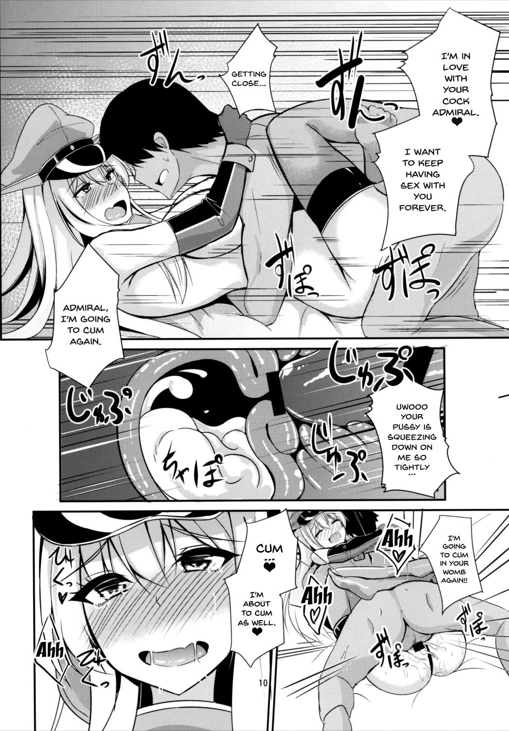 Bismarck wa Teitoku ni Taberareru. | Bismarck Gets Sexually Devoured - Page 10