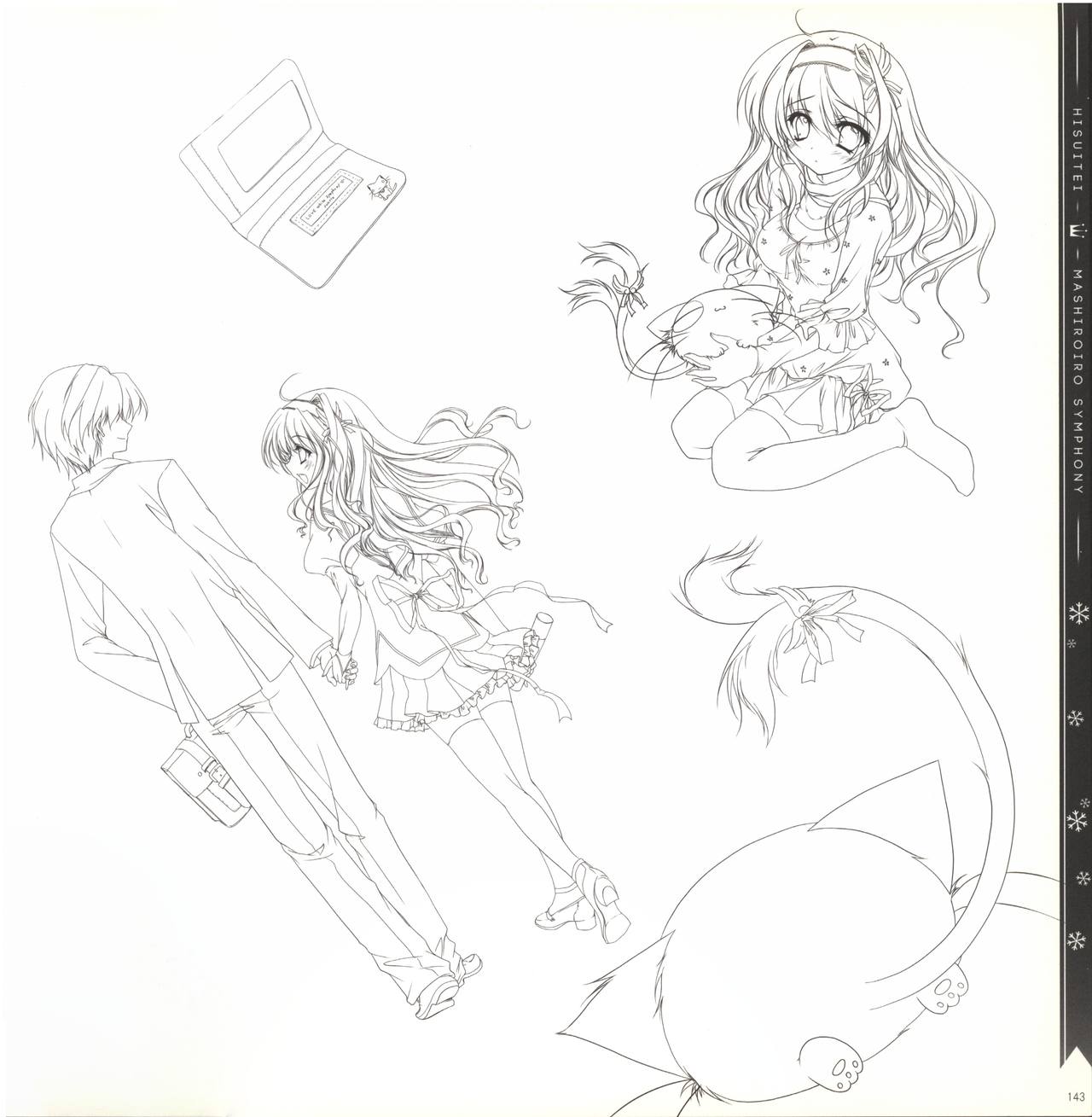 Mashiro-Iro Symphony illustration art book - Page 143