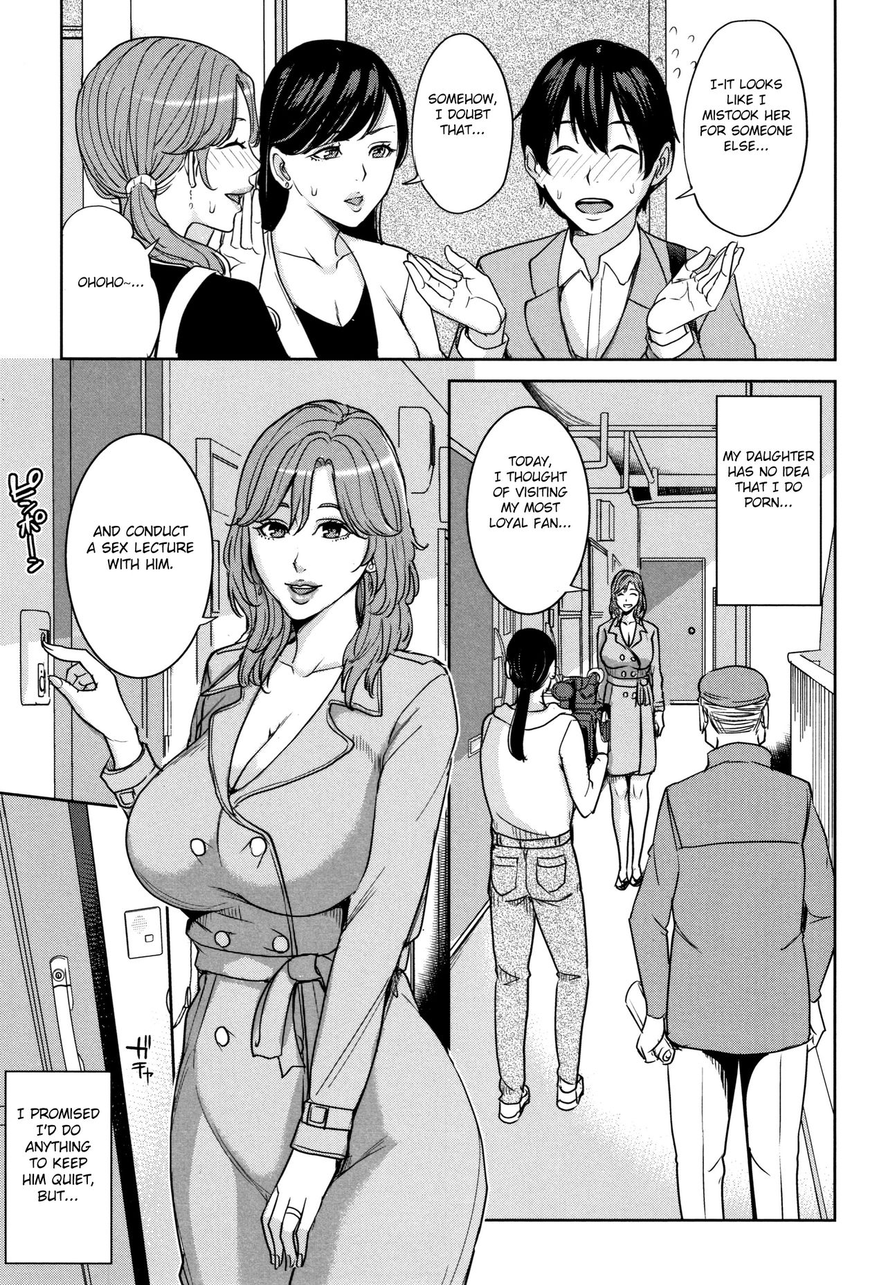 Kanojo no Mama to Deaikei de page 152 - nakadashi beauty mark hentai manga - read online free