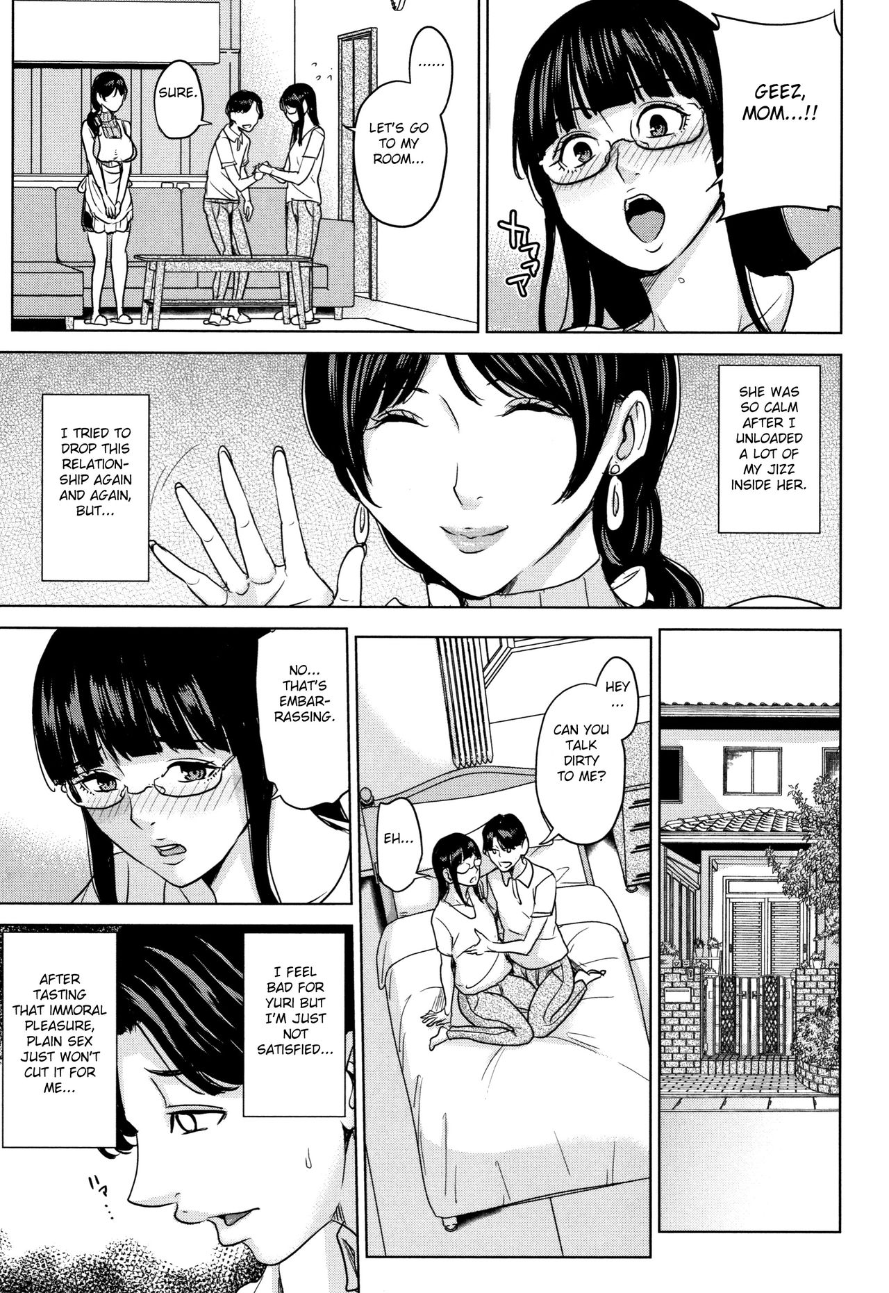 Kanojo no Mama to Deaikei de page 54 - nakadashi beauty mark hentai manga - read online free