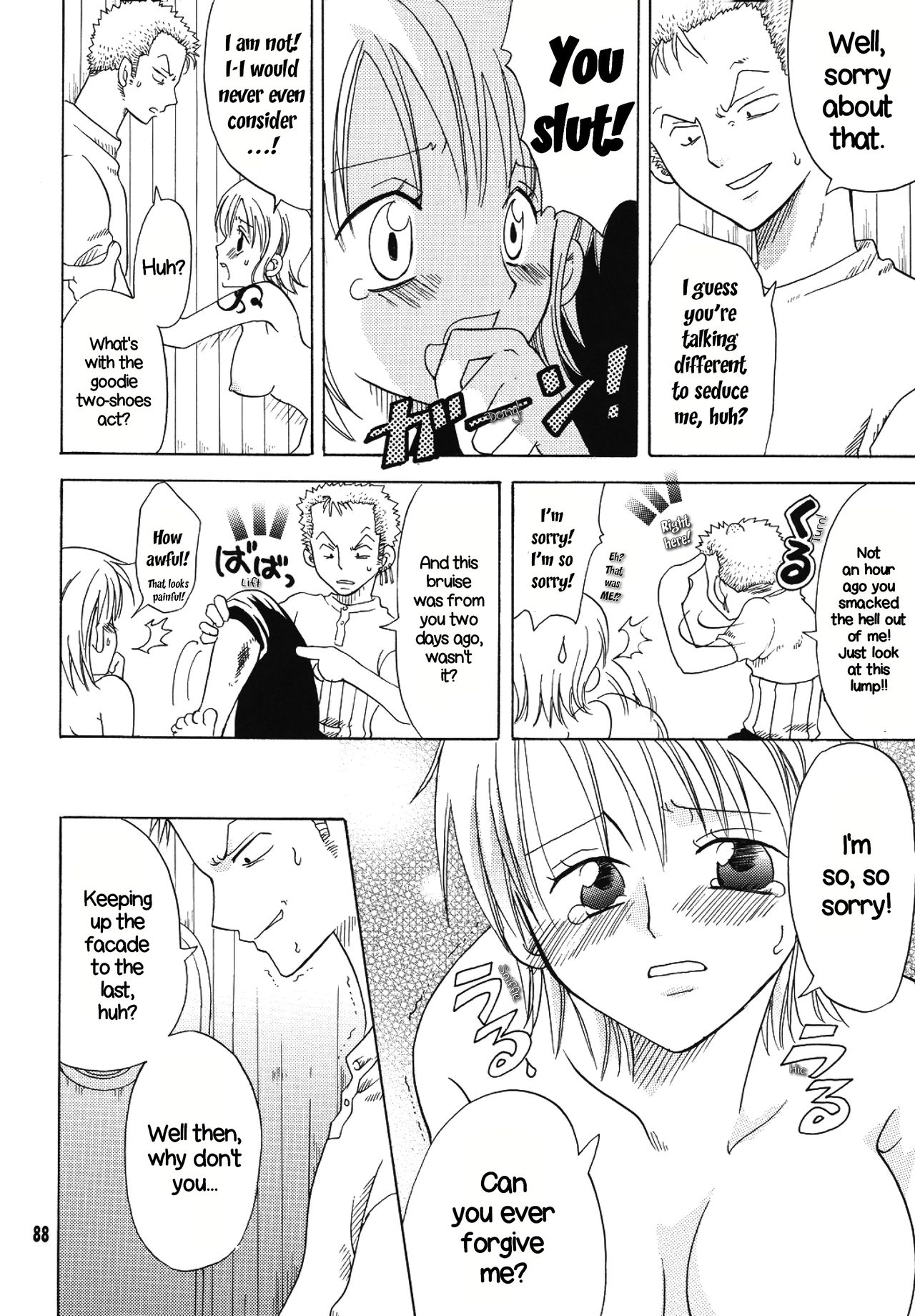 Shiawase PUNCH! 1, 2 and 3 page 85 - paizuri stockings hentai manga - read online free