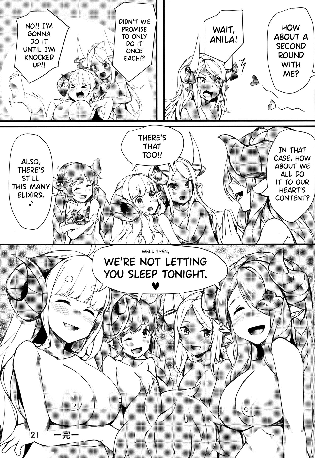 Sleepless Night at the Female Draph's Room - Page 20