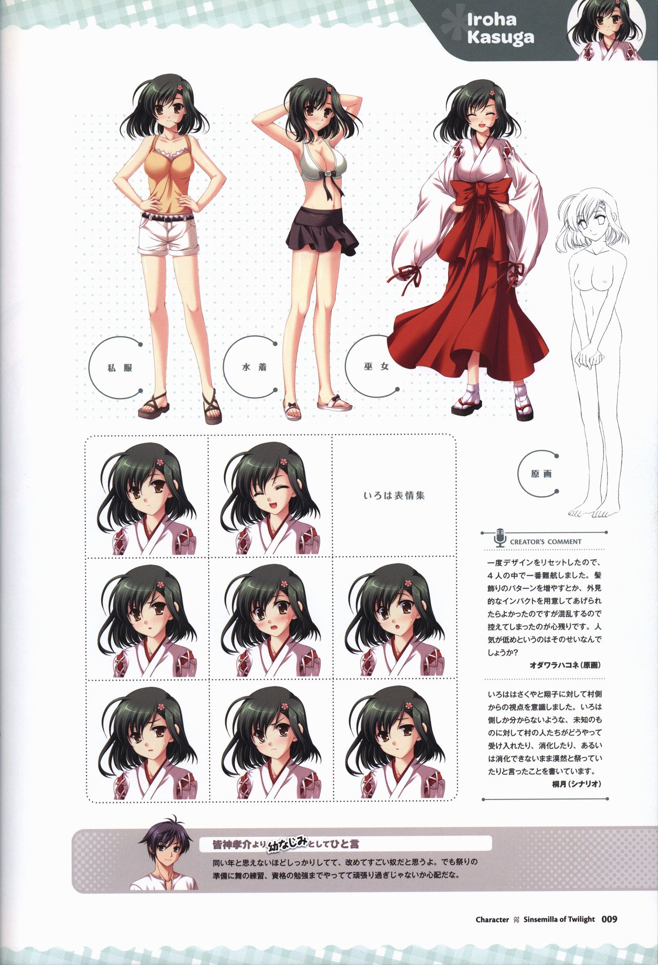 Tasogare no Sinsemilla Official Visual Fan book - Page 12