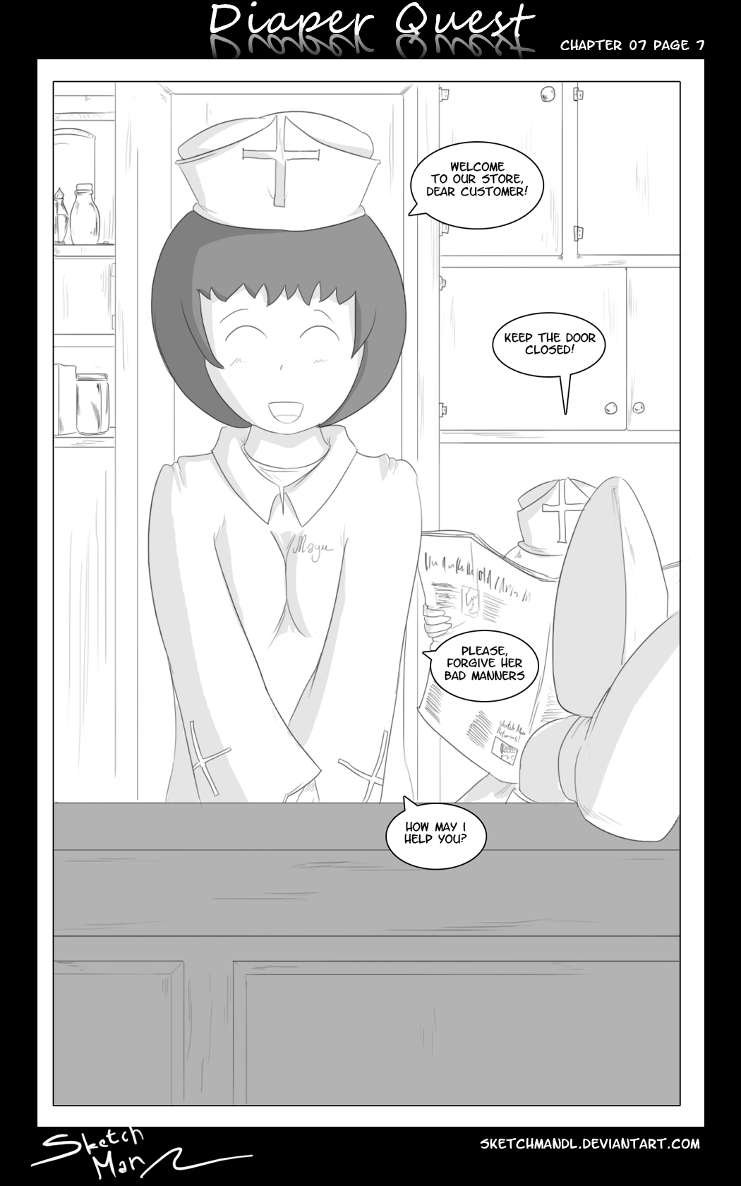 Sketch Man's Diaper Quest Complete - Page 122