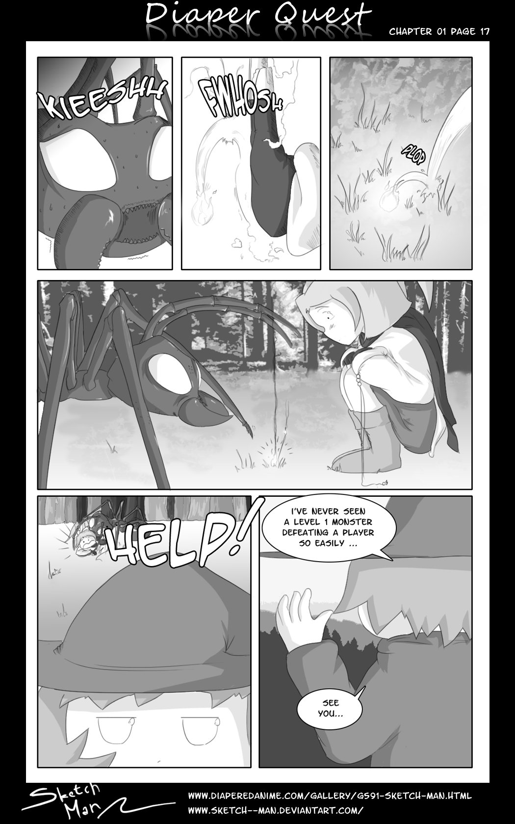 Sketch Man's Diaper Quest Complete - Page 17