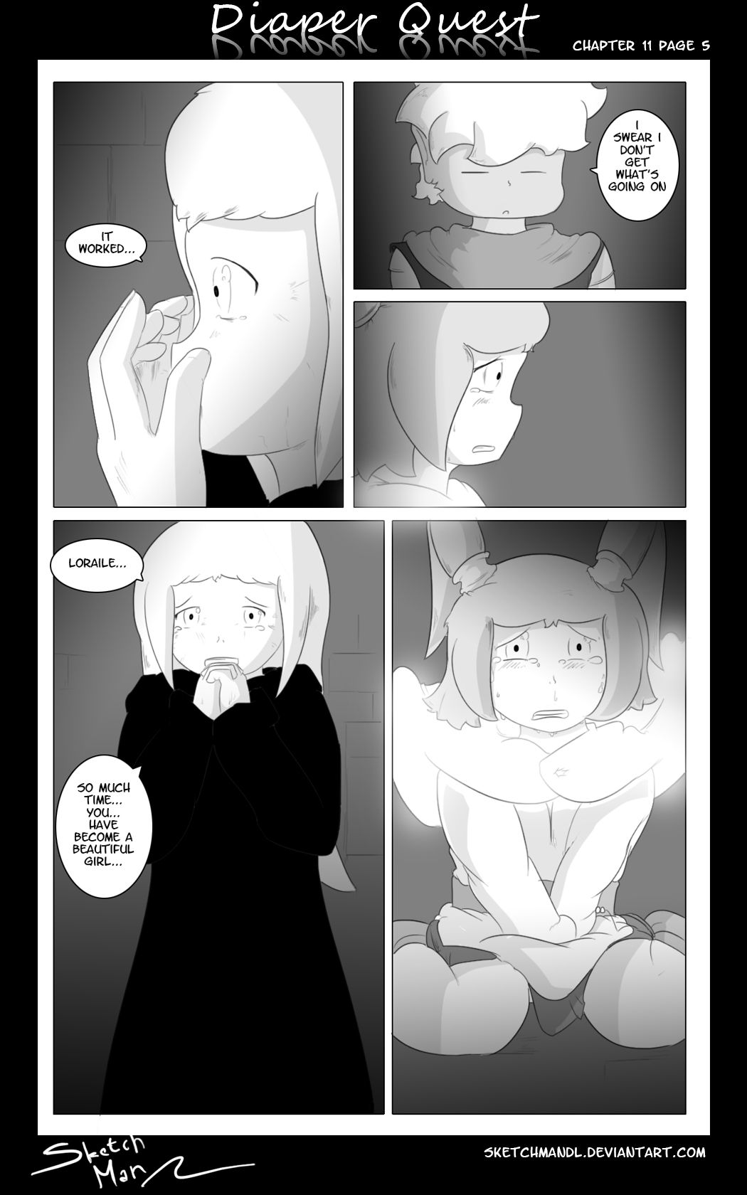 Sketch Man's Diaper Quest Complete - Page 195