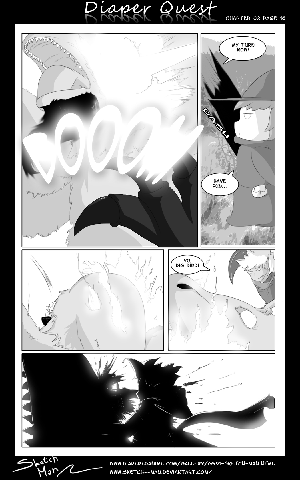 Sketch Man's Diaper Quest Complete - Page 36