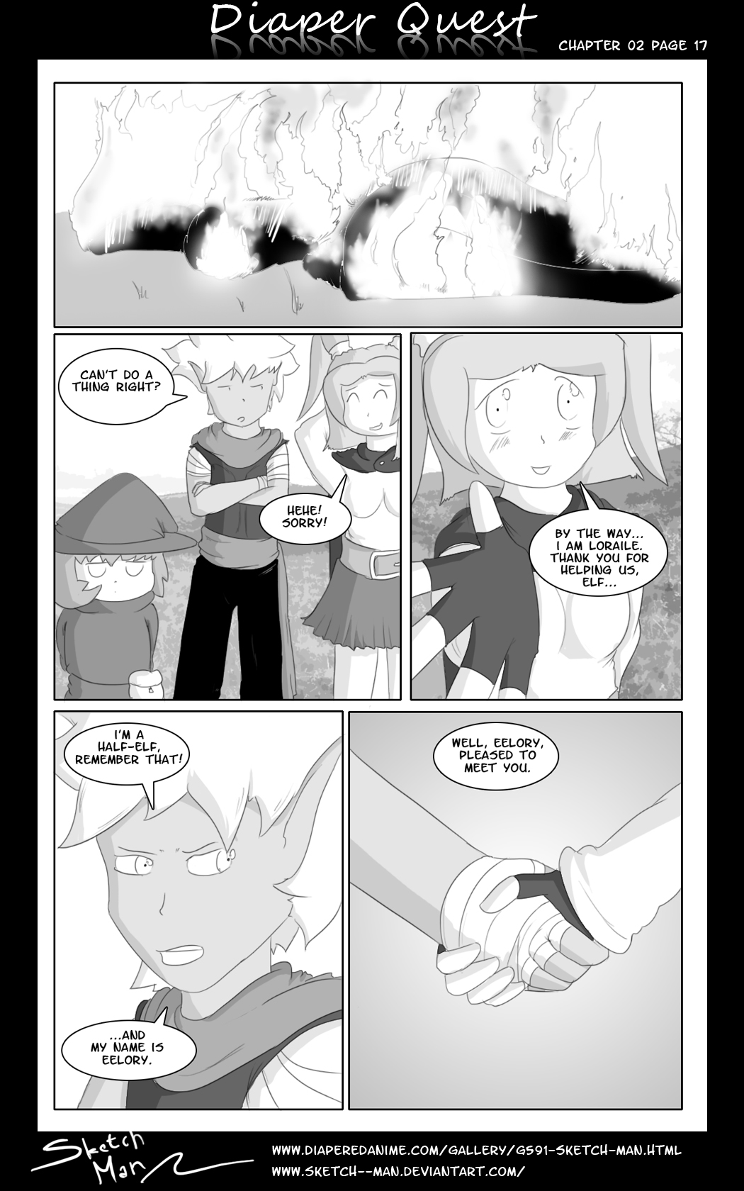 Sketch Man's Diaper Quest Complete - Page 37