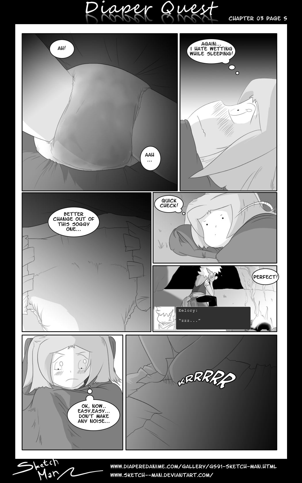 Sketch Man's Diaper Quest Complete - Page 44