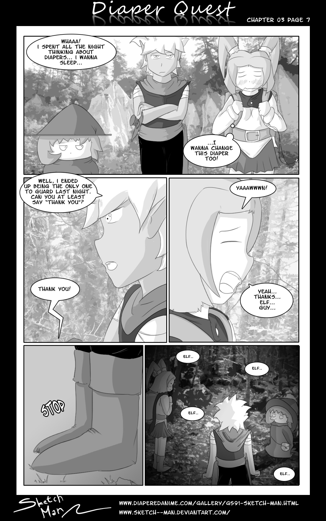 Sketch Man's Diaper Quest Complete - Page 46