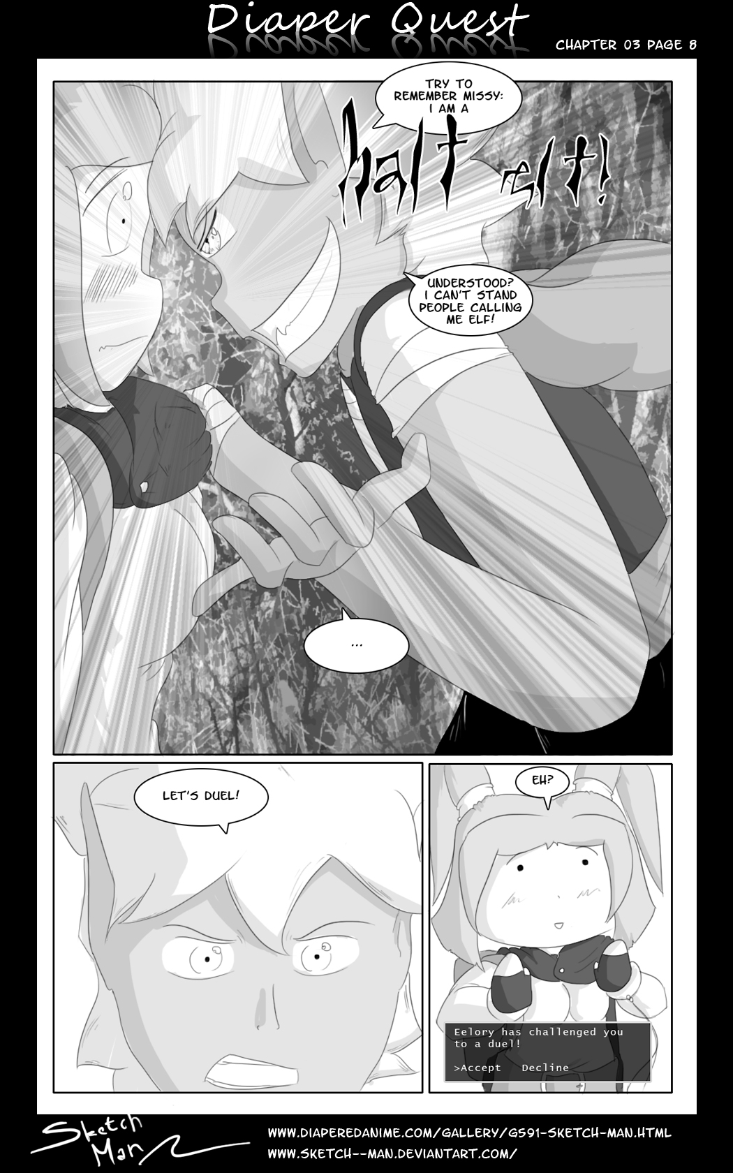 Sketch Man's Diaper Quest Complete - Page 47