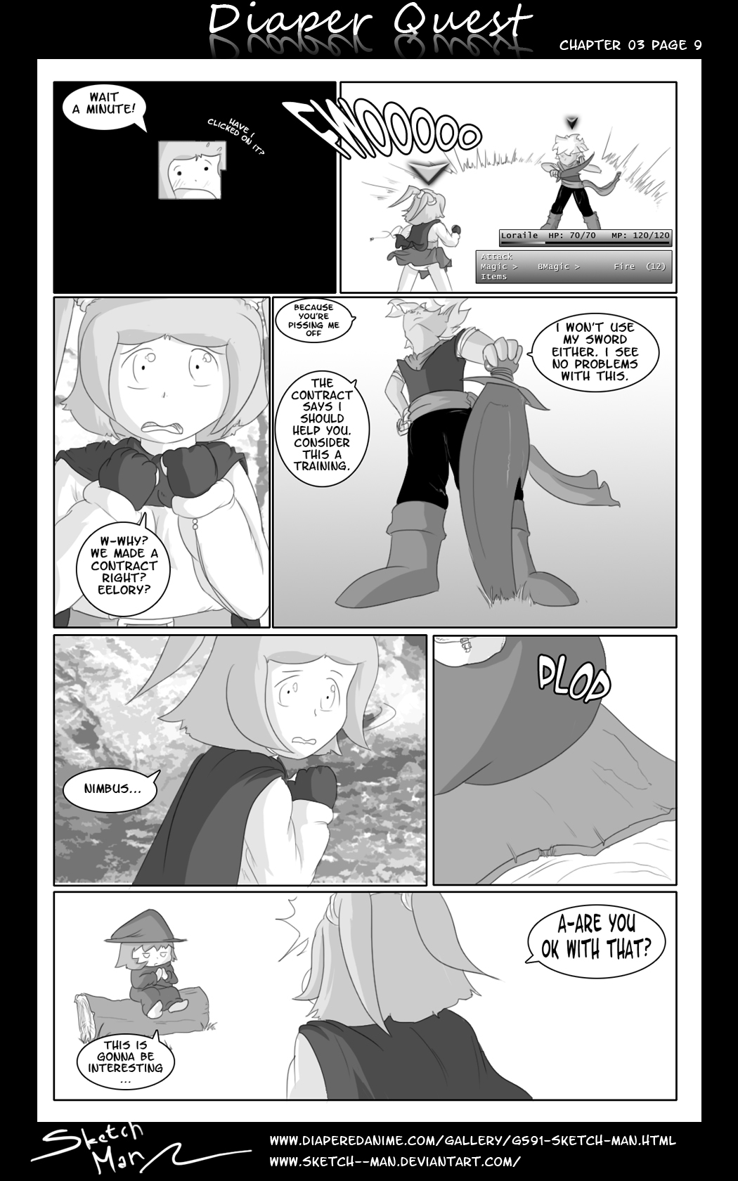 Sketch Man's Diaper Quest Complete - Page 48