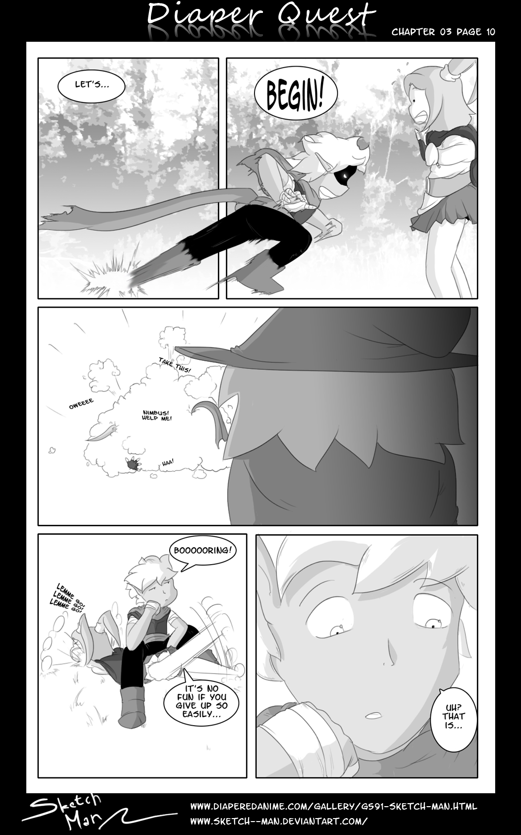 Sketch Man's Diaper Quest Complete - Page 49