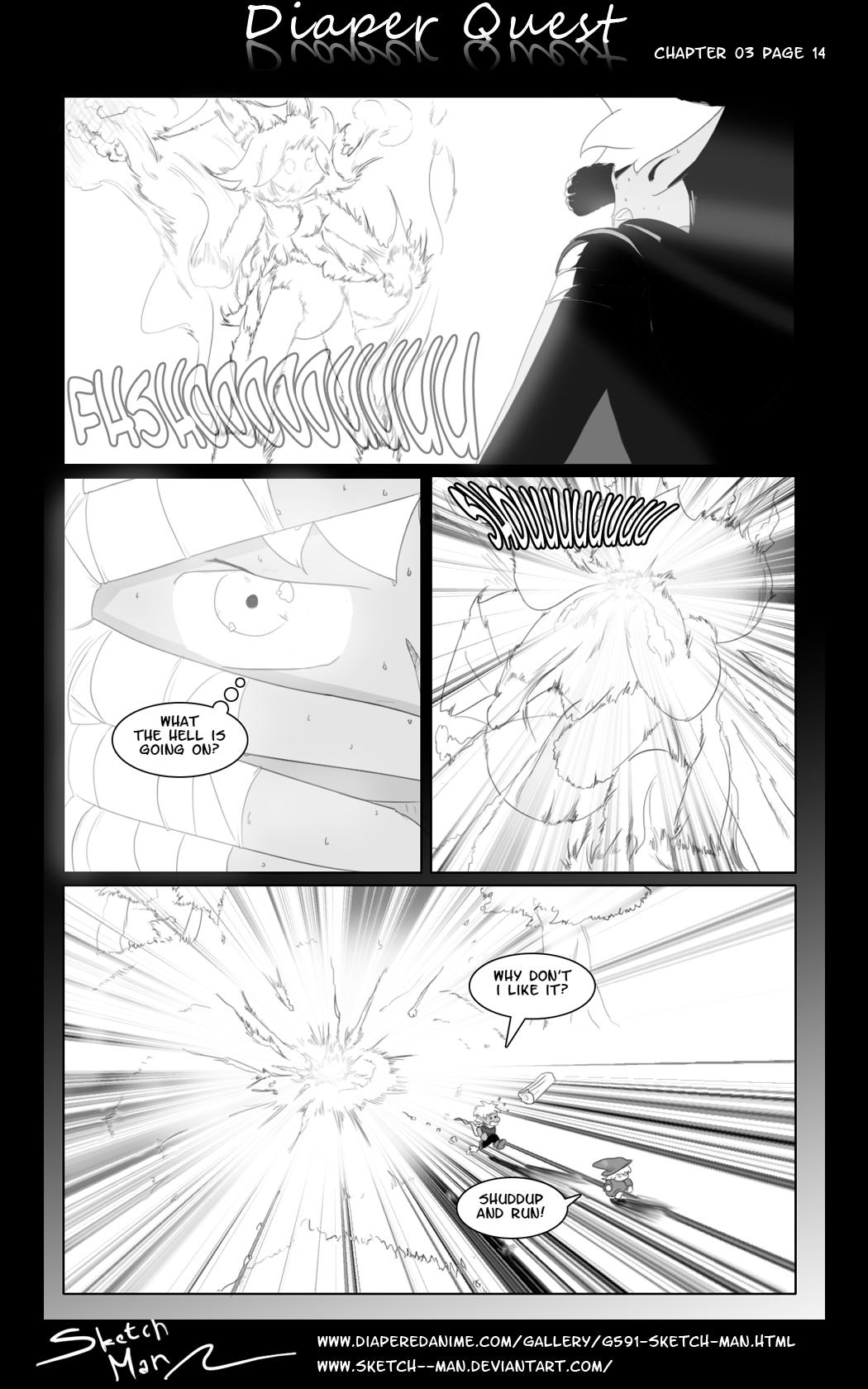 Sketch Man's Diaper Quest Complete - Page 53