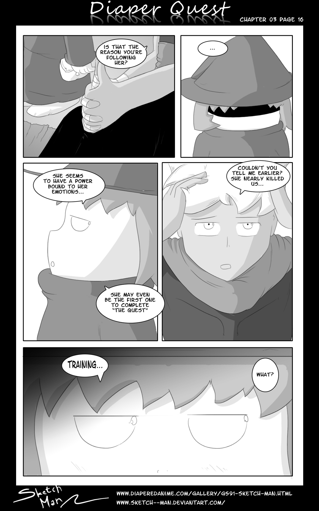 Sketch Man's Diaper Quest Complete - Page 55