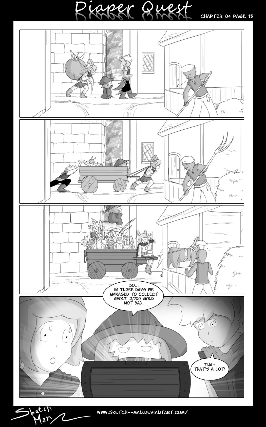 Sketch Man's Diaper Quest Complete - Page 71