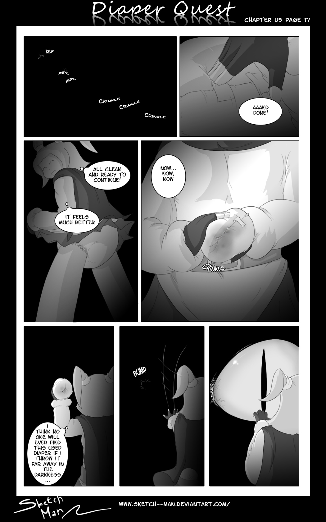 Sketch Man's Diaper Quest Complete - Page 94