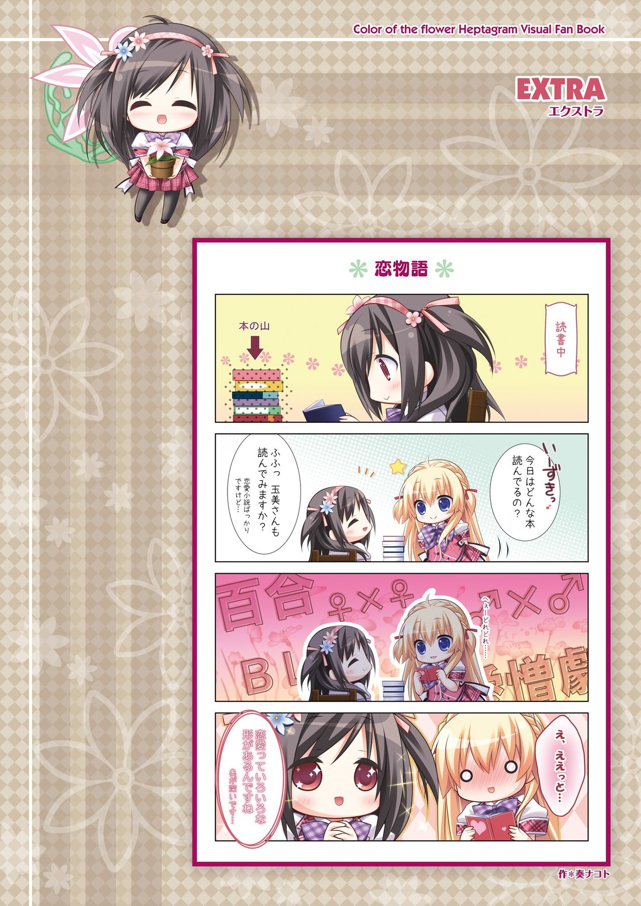 Hanairo Heptagram visual fanbook - Page 105