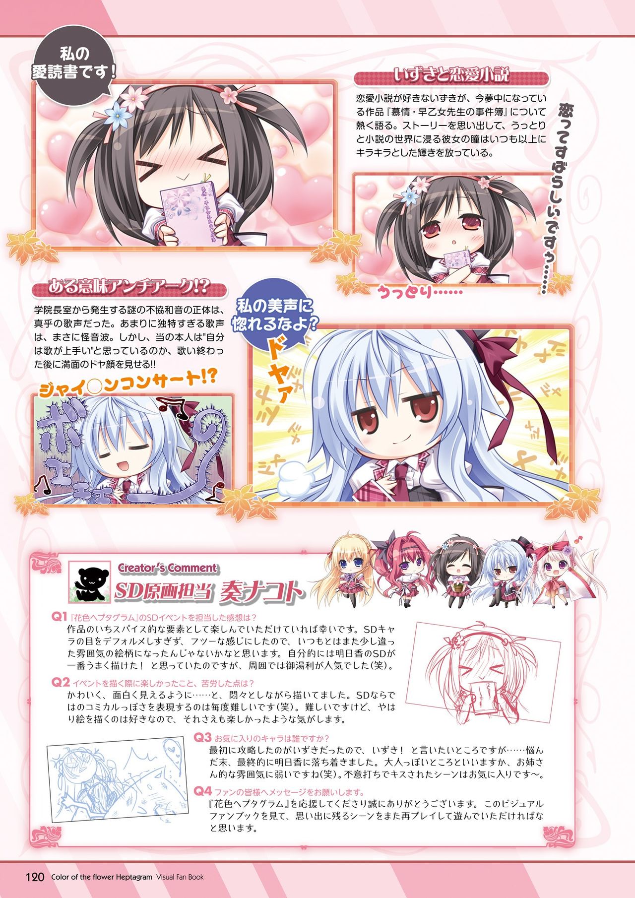 Hanairo Heptagram visual fanbook - Page 114