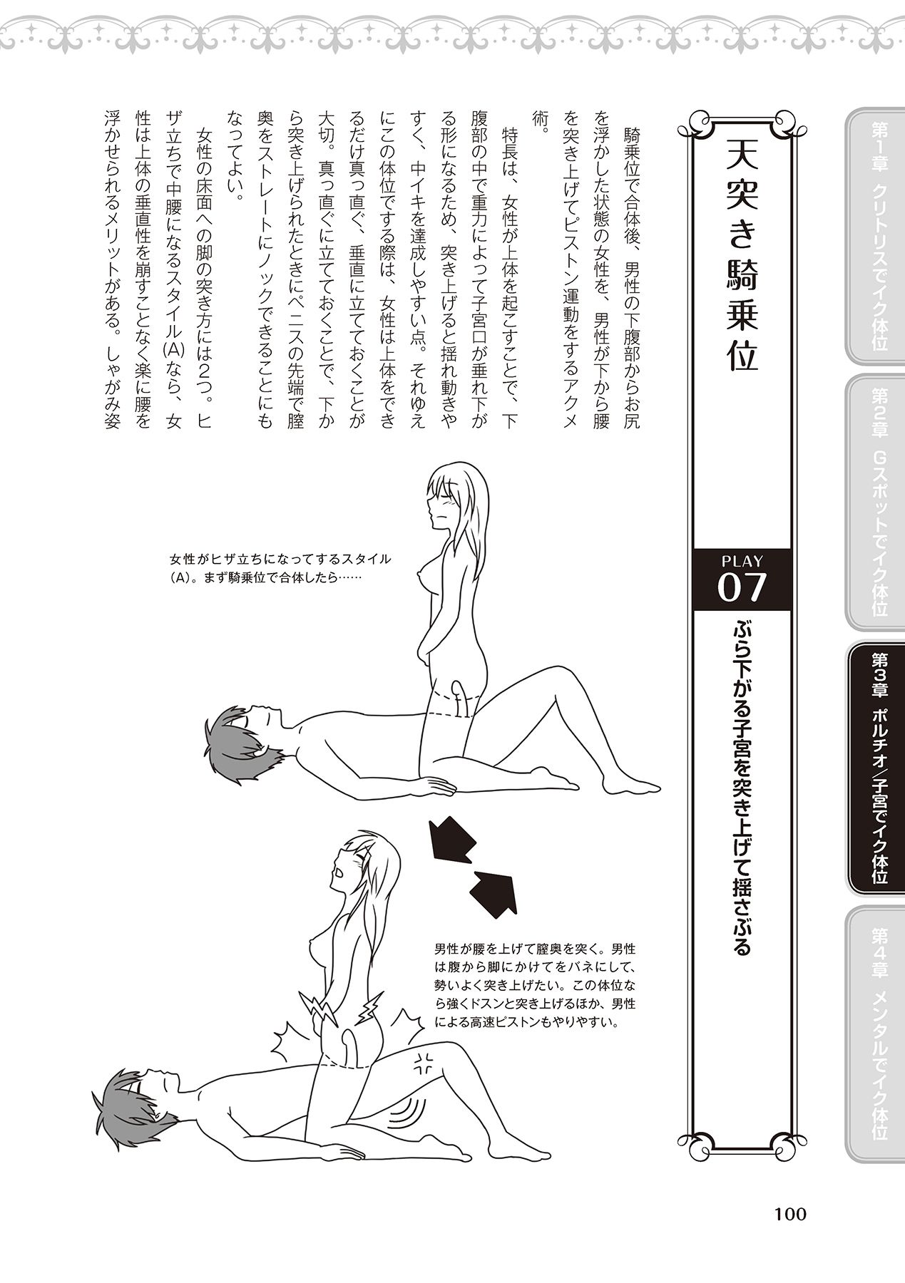 女性が必ずイク体位・オーガズム48手 完全マニュアル イラスト版 ……せくポジ48！ - Page 102