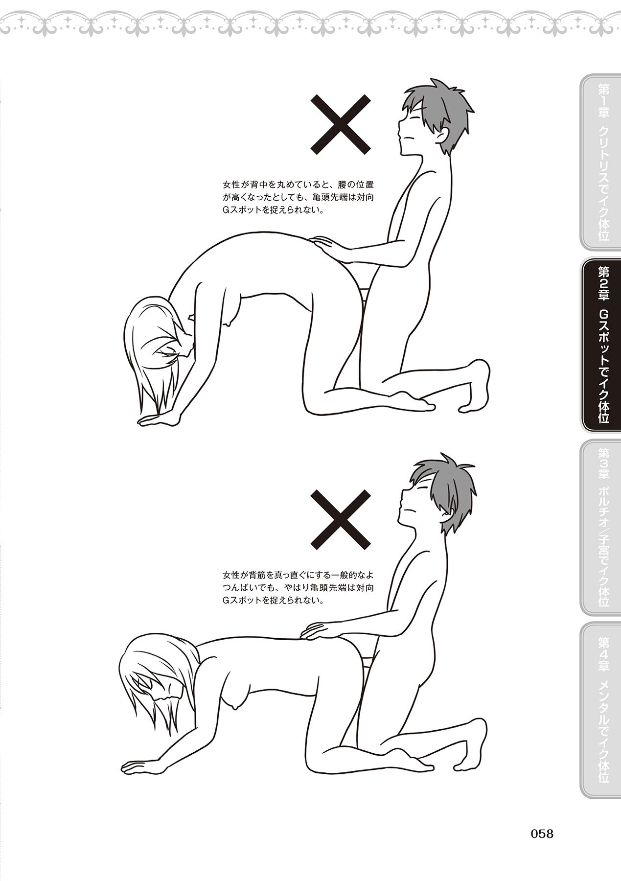 女性が必ずイク体位・オーガズム48手 完全マニュアル イラスト版 ……せくポジ48！ - Page 60