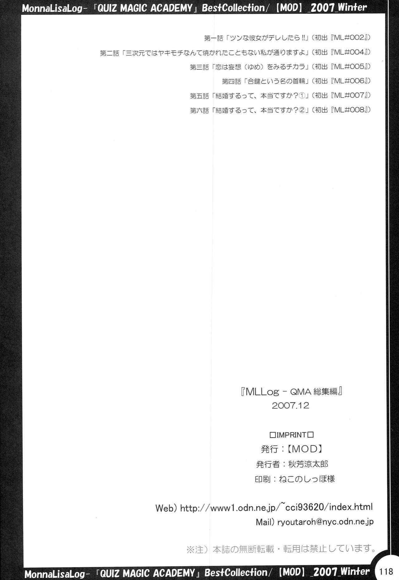MonnaLisaLog - QMA BestCollection - Page 117