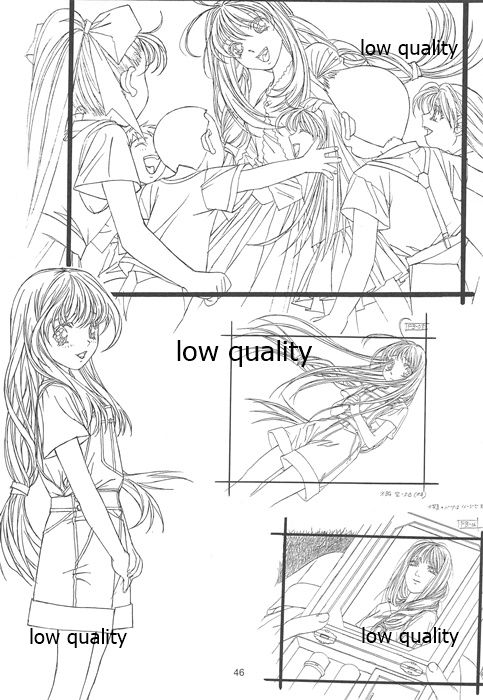 Flutter of birds 線画集 - Page 45