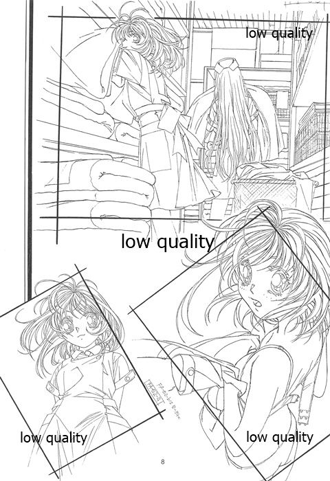 Flutter of birds 線画集 - Page 7