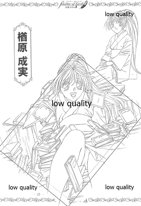 flutter of birdsII 天使たちの翼 線画集 - Page 22