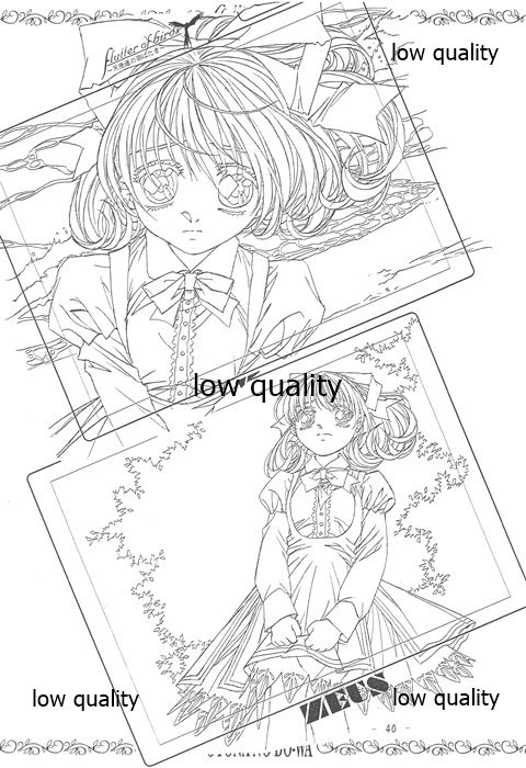 flutter of birdsII 天使たちの翼 線画集 - Page 39