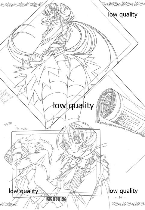 flutter of birdsII 天使たちの翼 線画集 - Page 45