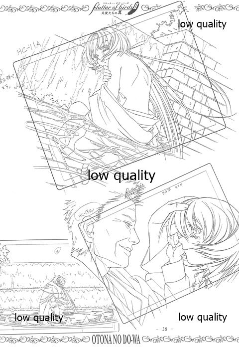 flutter of birdsII 天使たちの翼 線画集 - Page 49