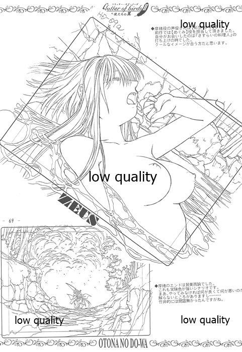 flutter of birdsII 天使たちの翼 線画集 - Page 68