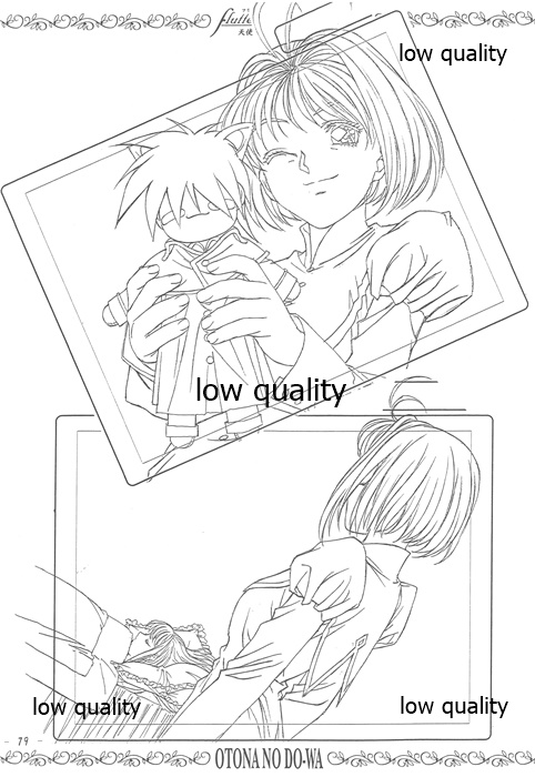 flutter of birdsII 天使たちの翼 線画集 - Page 78