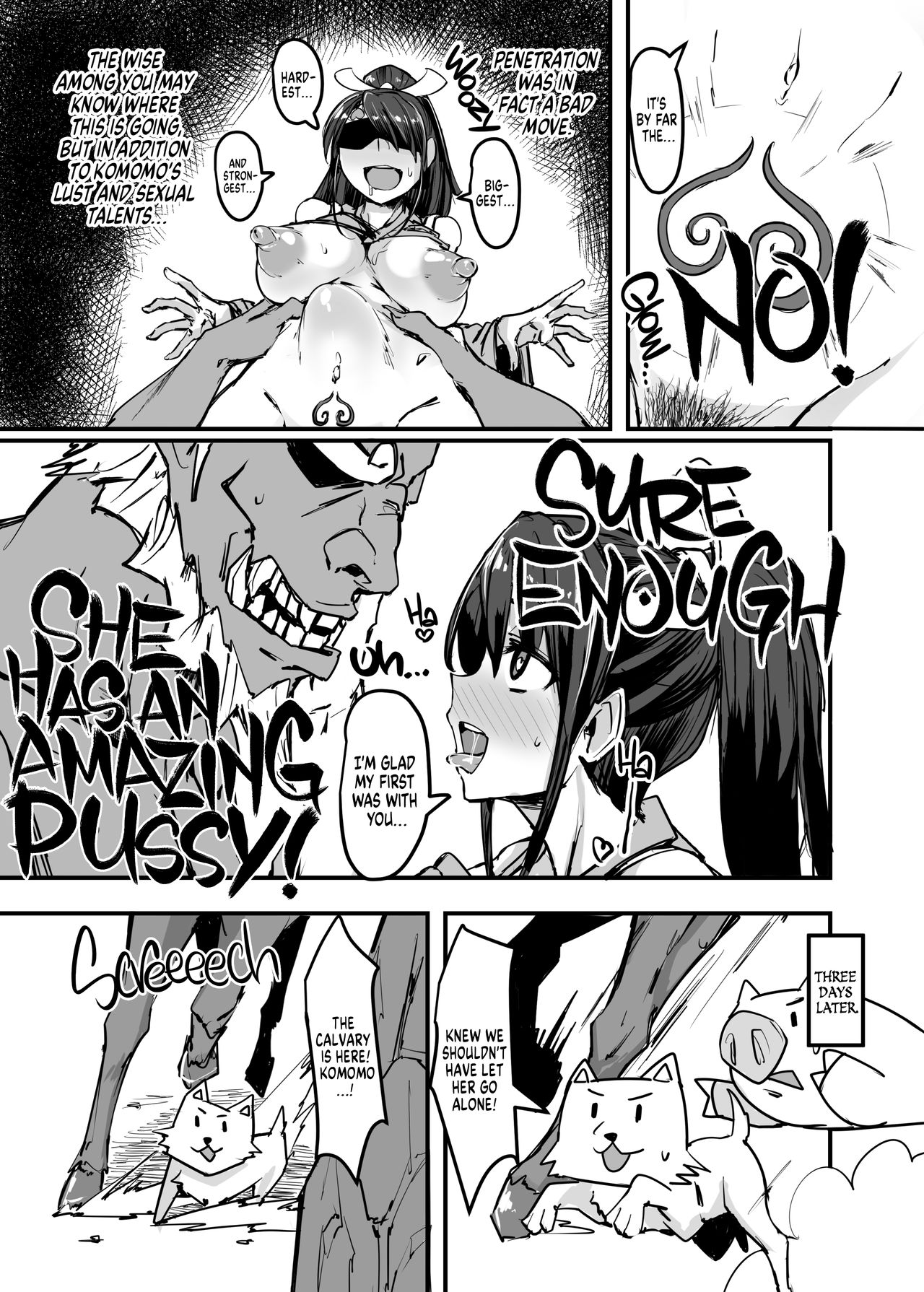Page 13 of [K2 Manhole (P)] Nihon Mukashi Kuso Hanashi San | The Old Bullshit Japanese Folktales 3 [English] [Learn JP with H + =LWB=] [Digital]