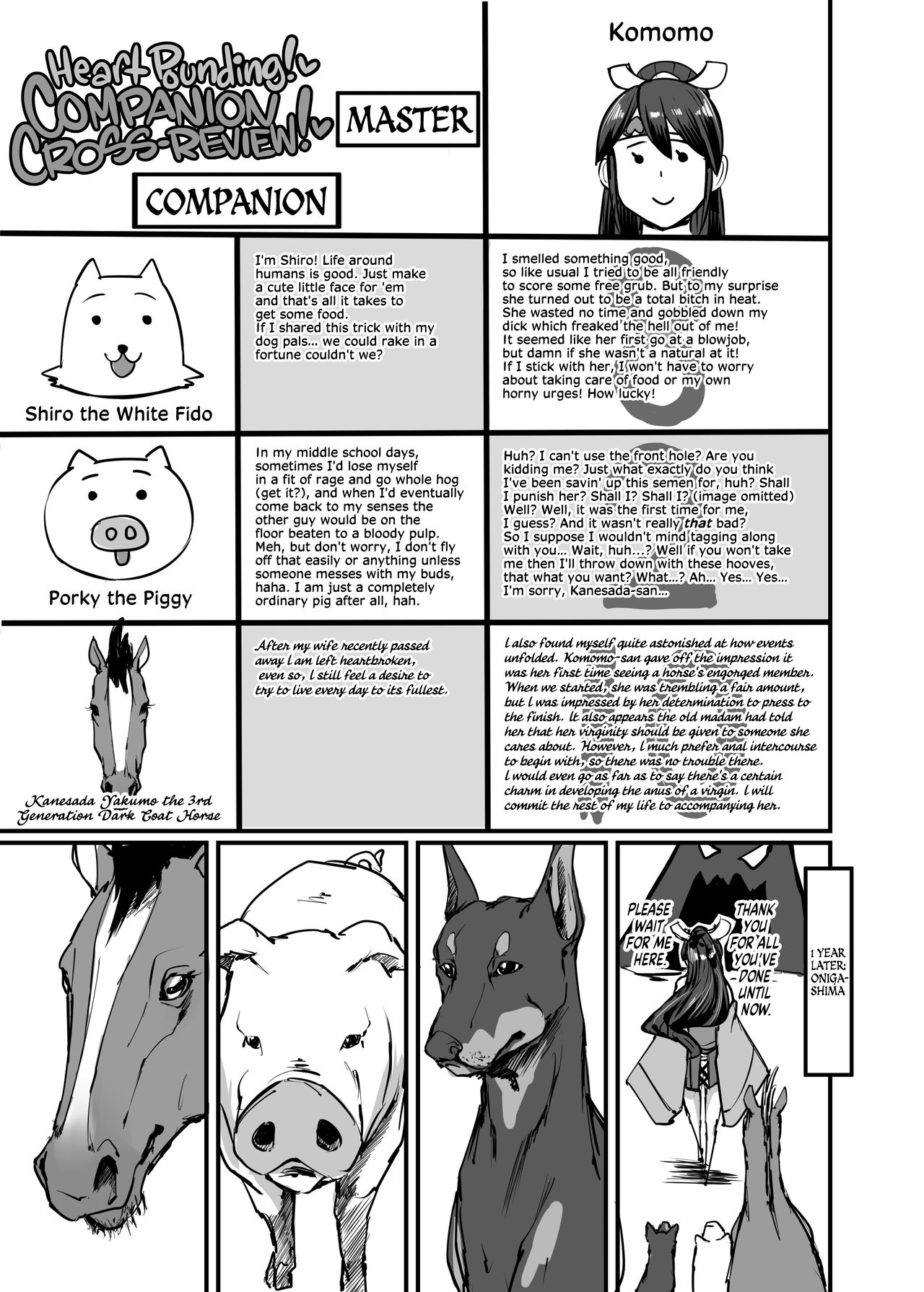 Page 9 of [K2 Manhole (P)] Nihon Mukashi Kuso Hanashi San | The Old Bullshit Japanese Folktales 3 [English] [Learn JP with H + =LWB=] [Digital]
