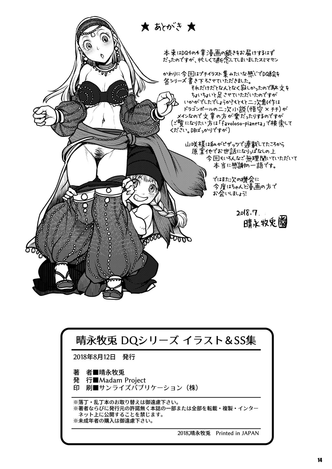 DQ Series Illust & SS Shuu - Page 14