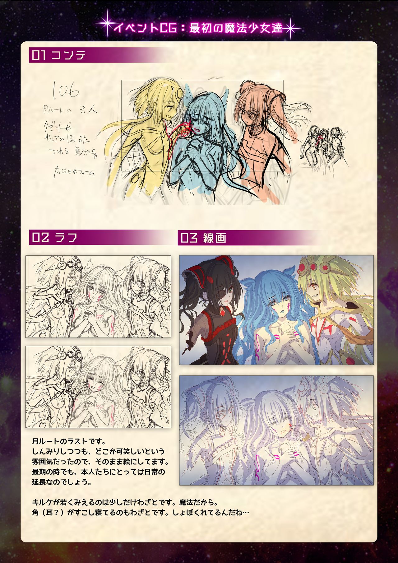 【魔法少女消耗戦線DEADΩAEGIS】デジタルラフ原画集 - Page 79
