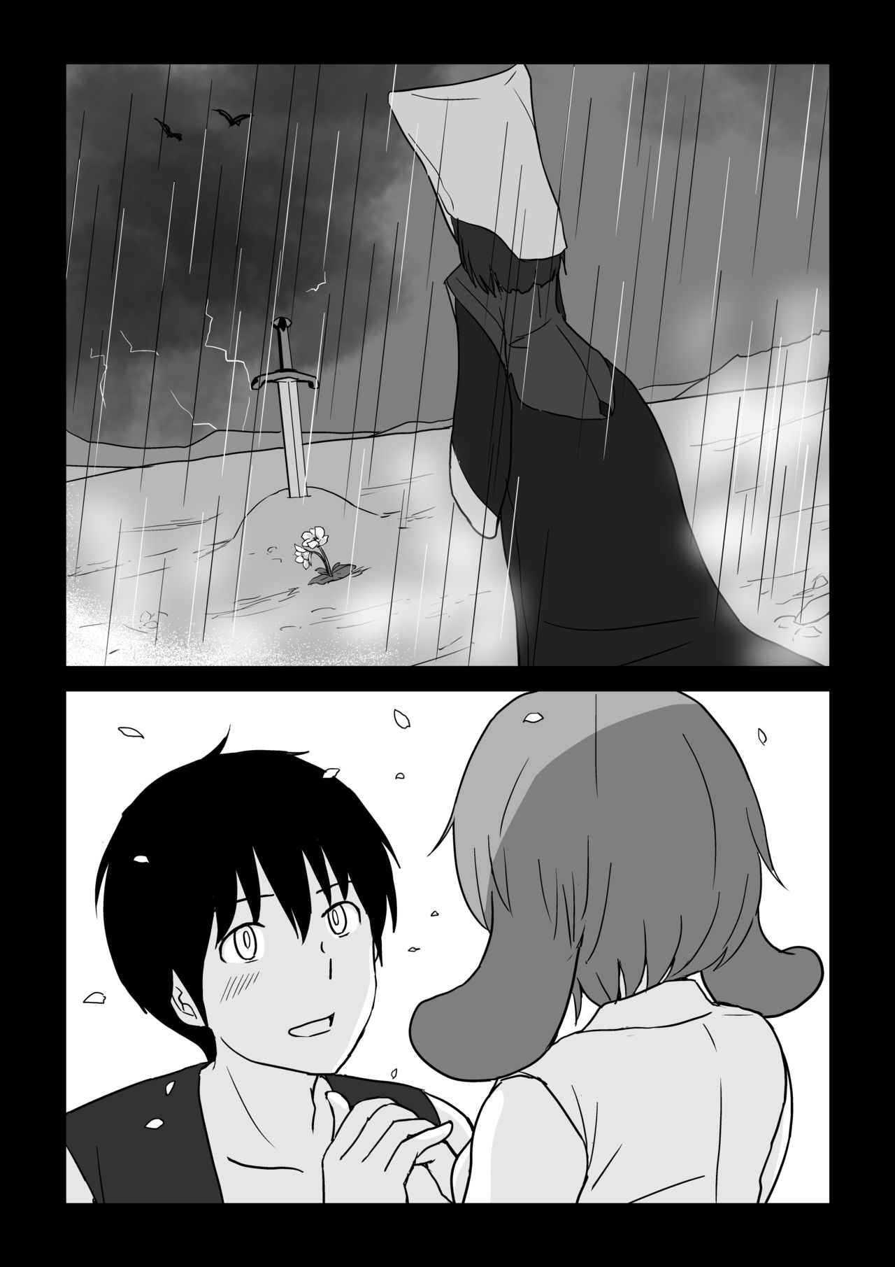 Isekai no Sangatsu Usagi to Shigatu Baka - Page 108