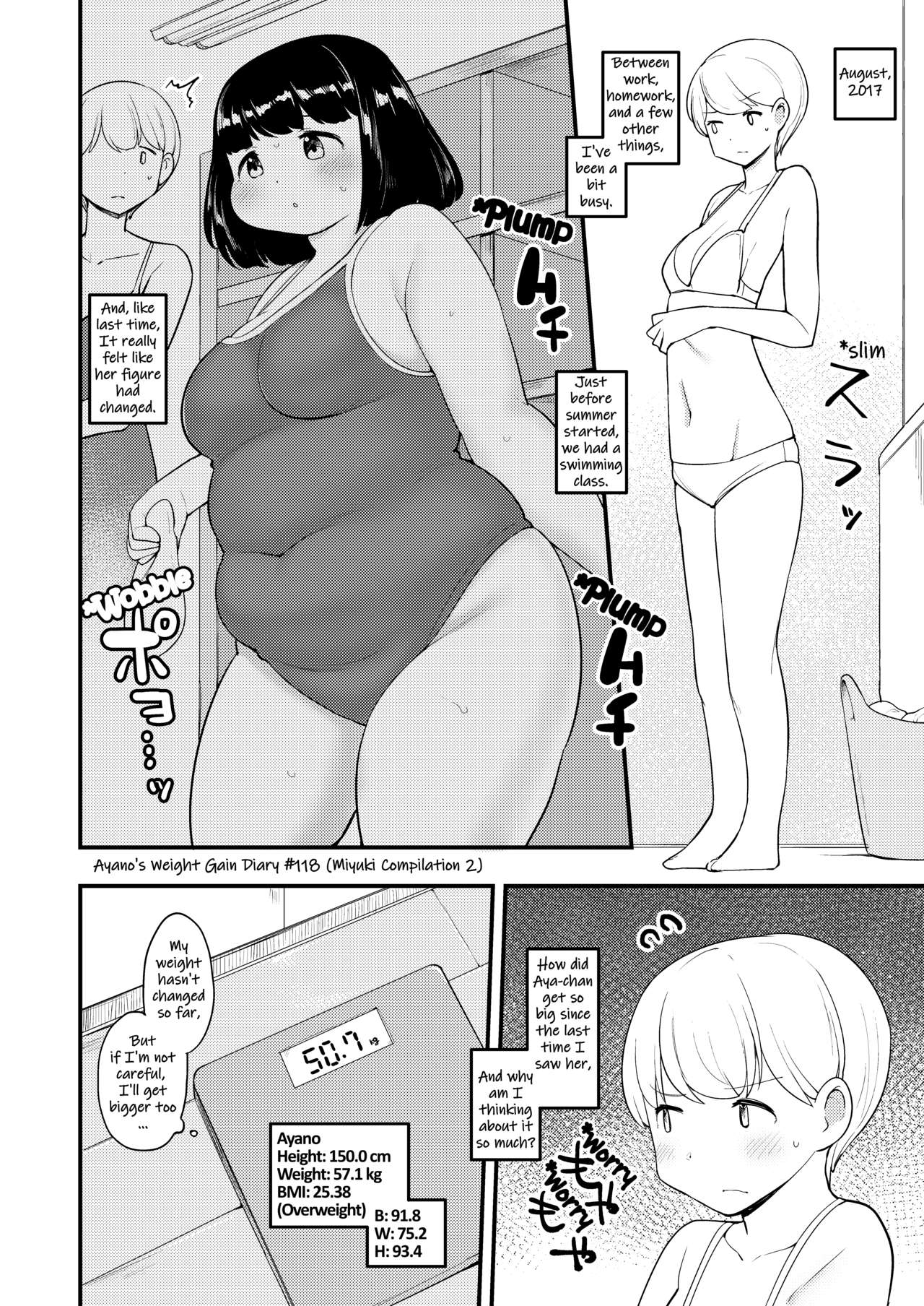 Ayano's Weight Gain Diary - Page 118