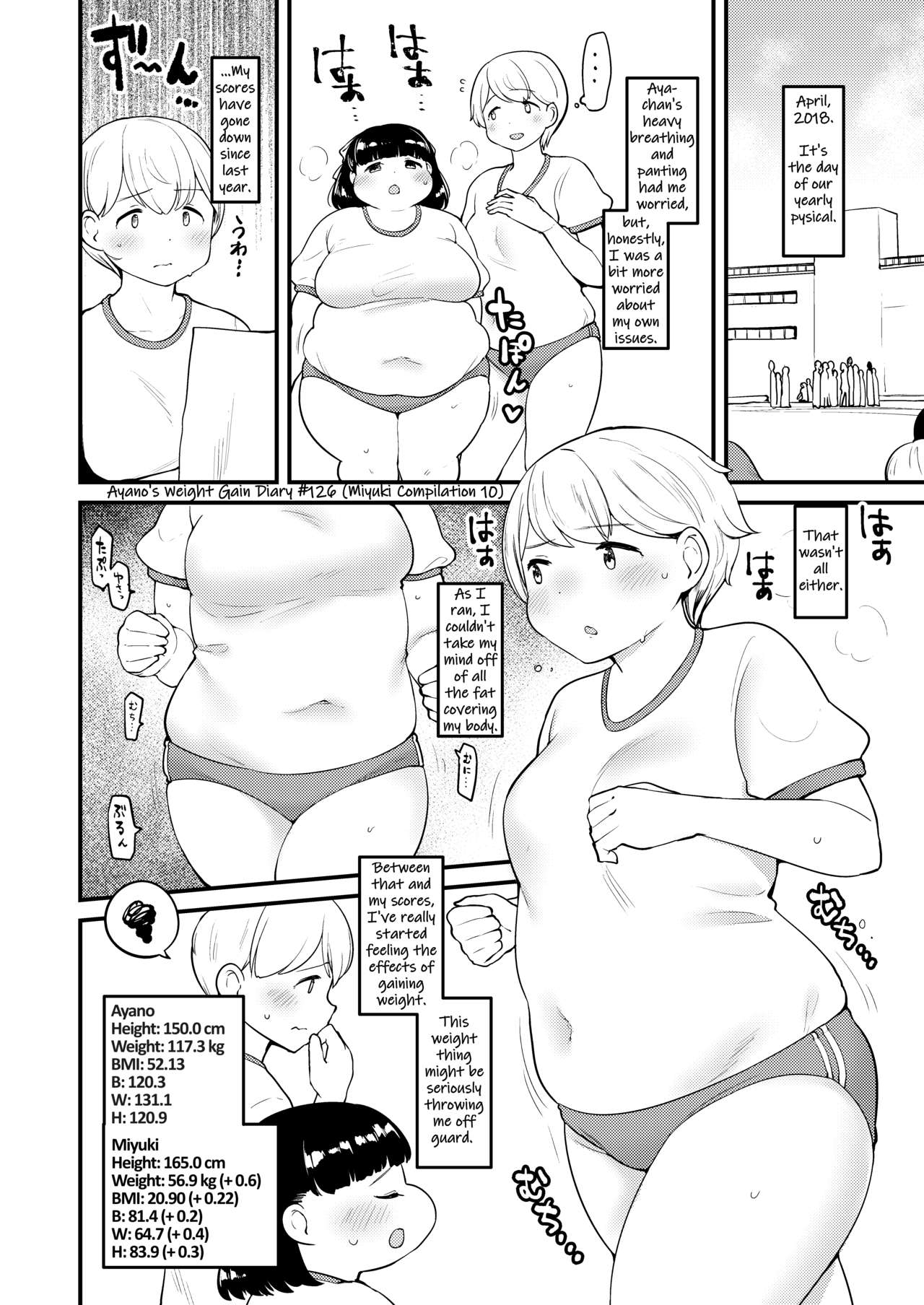 Ayano's Weight Gain Diary - Page 126