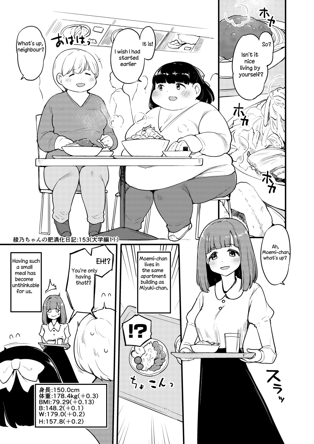Ayano's Weight Gain Diary - Page 153