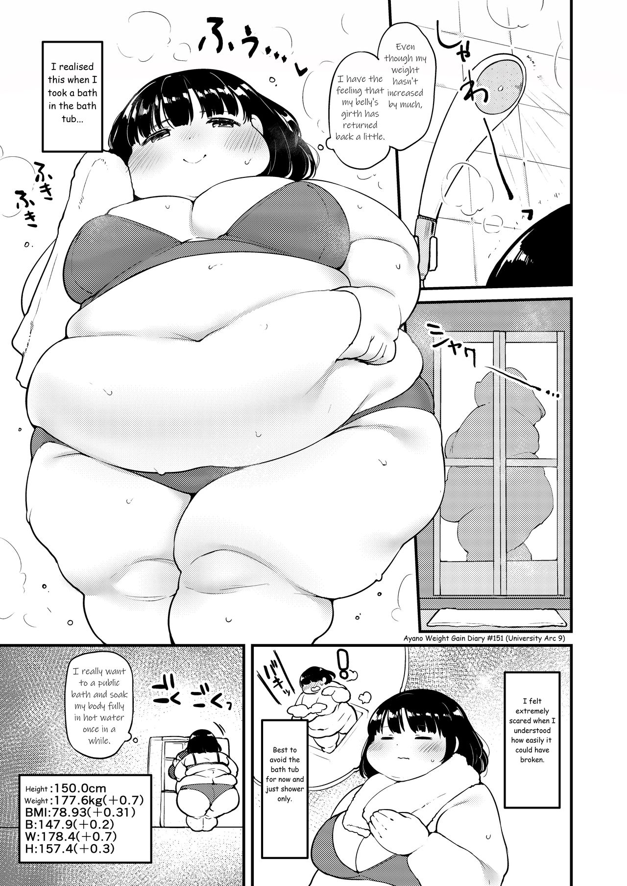 Ayano's Weight Gain Diary - Page 151