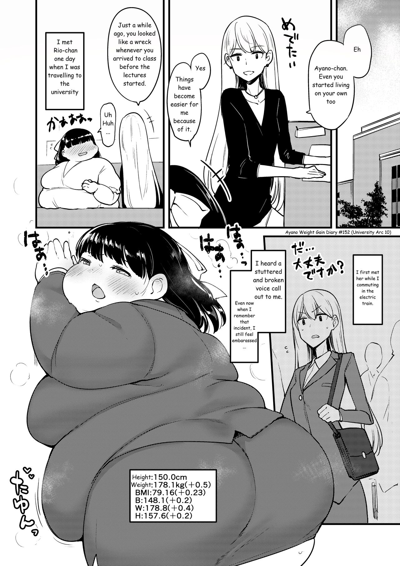 Ayano's Weight Gain Diary - Page 152