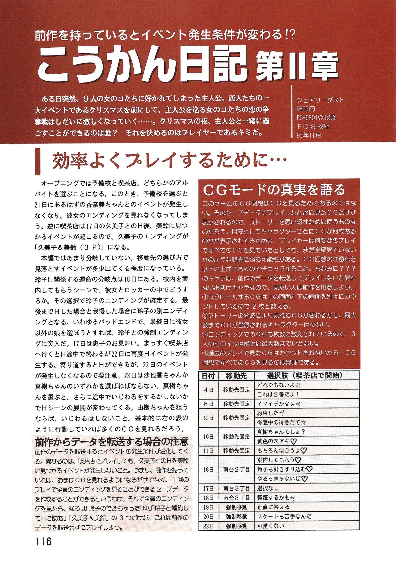 PC Bishoujo Software Strategy Book: Strategy King 2 - Page 116