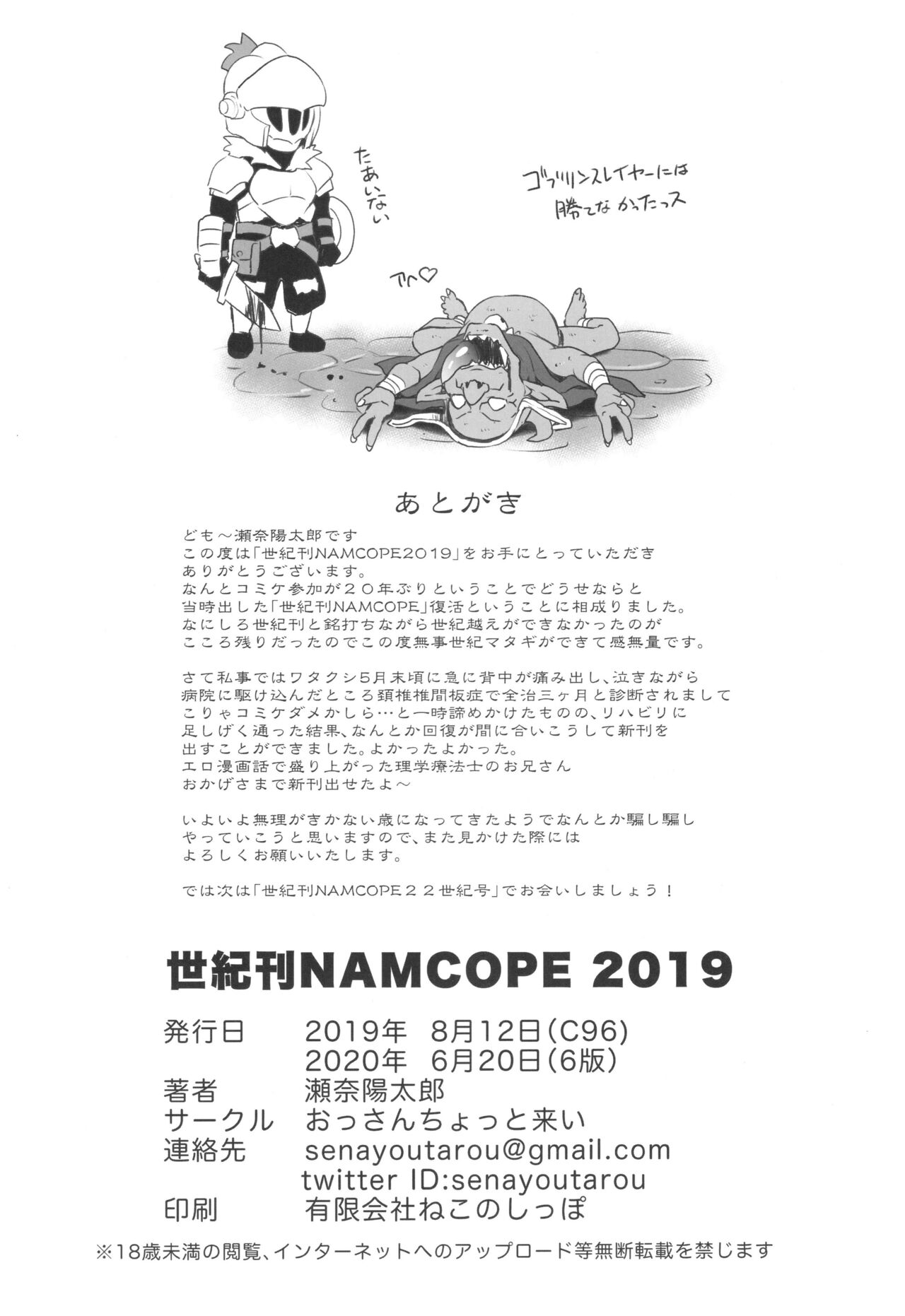 Seiki-kan NAMCOPE 2019 - Page 37