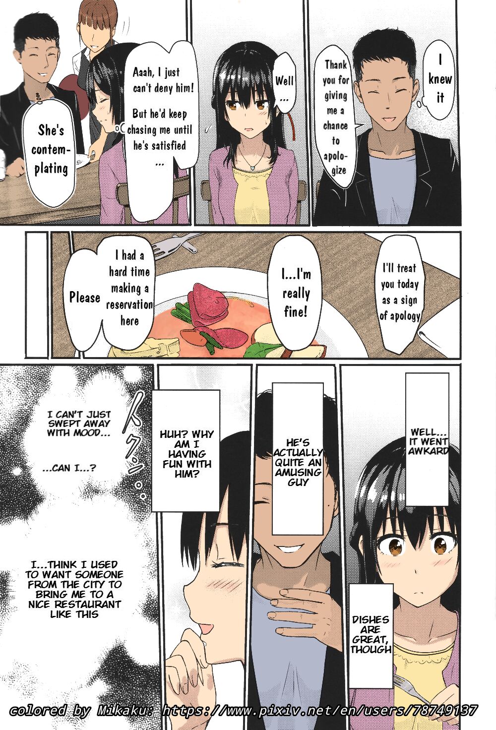 Mitsuha ~Netorare ~ Colored Version by Mikaku - Page 13