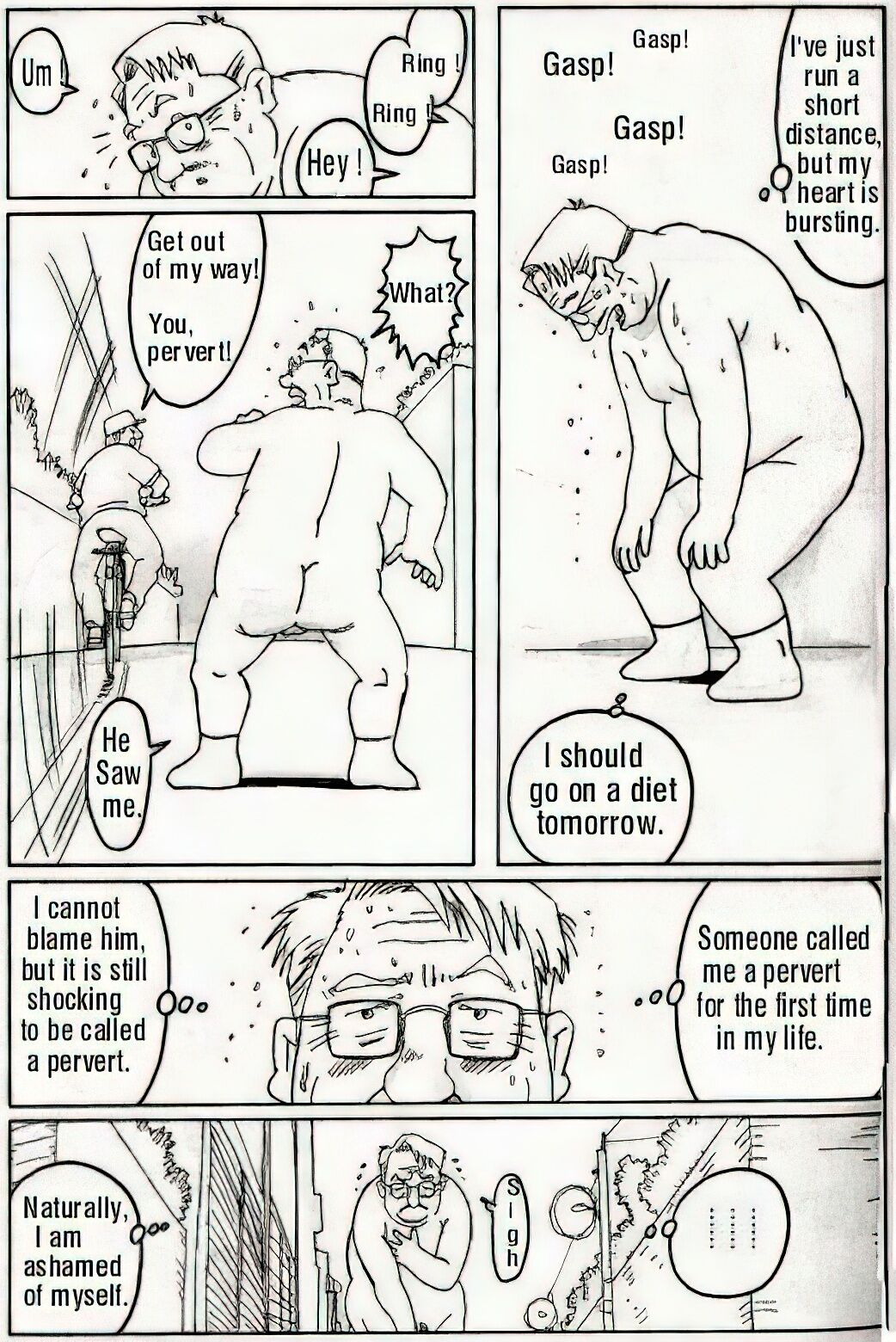 The middle-aged men comics - from Japanese magazine - Page 35
